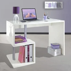 Scrivania ufficio 100x78cm bianco lucido ErgoDesk