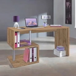 Scrivania ufficio 140x75cm rovere ErgoDesk