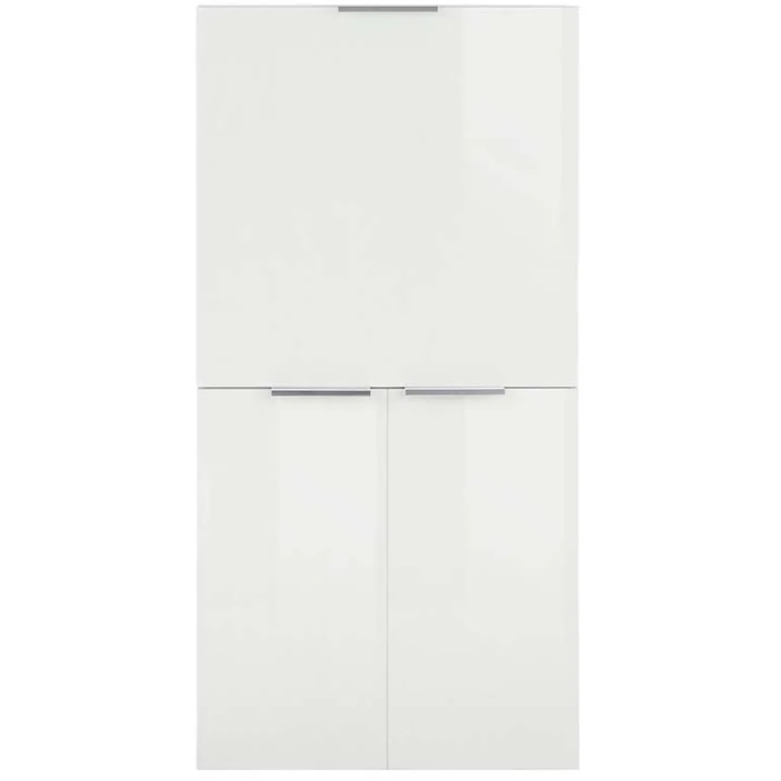 Scrivania 70x35cm a scomparsa salvaspazio bianco lucido Pinko