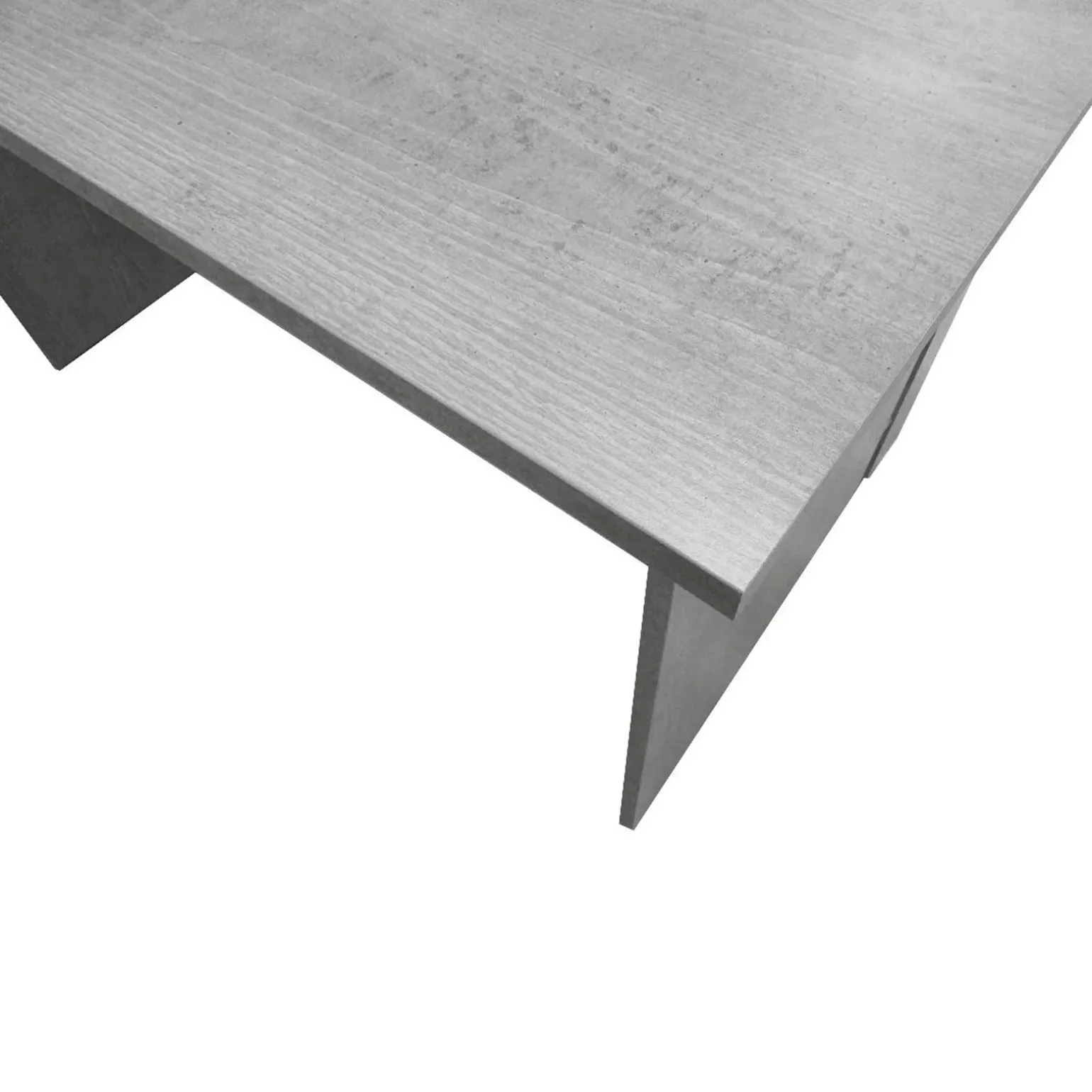 Scrivania 150x75cm ufficio moderna cemento Woody