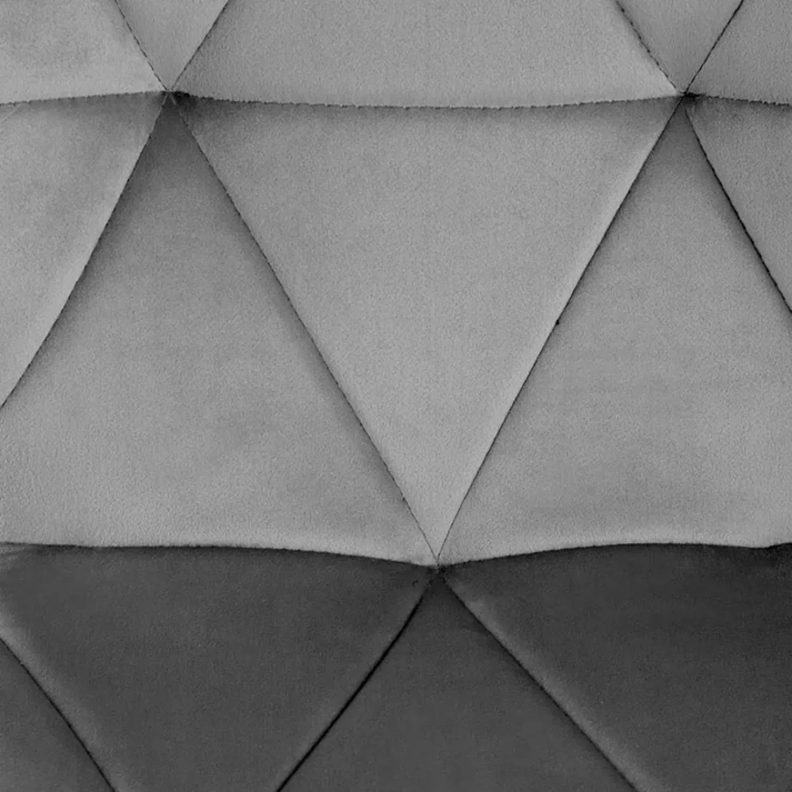Sedia da pranzo in tessuto moderna grigio nero Cotton