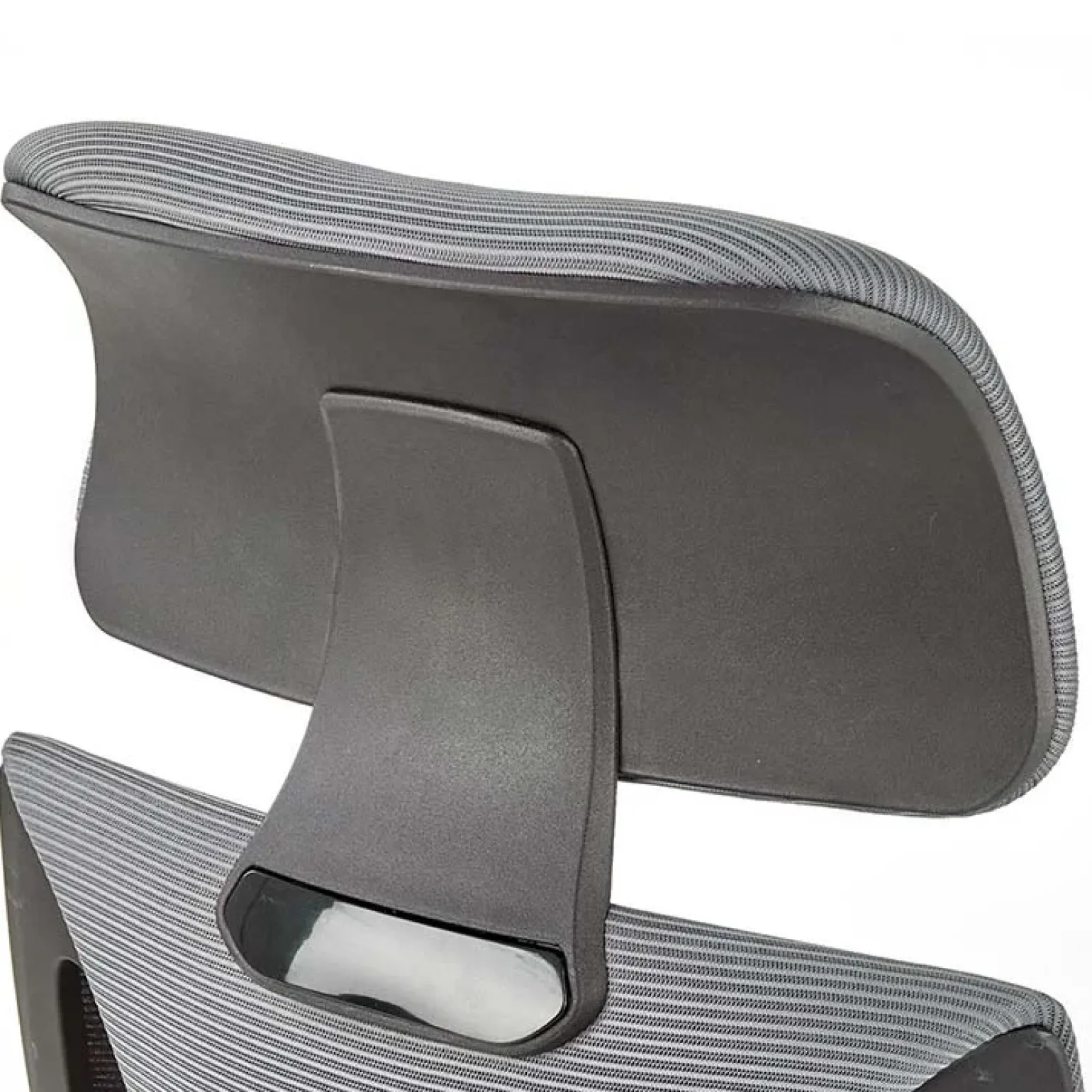 Sedia da ufficio con ruote in tessuto rete grigio nero Clay