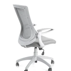 Sedia da ufficio design in tessuto grigio bianca Diesel