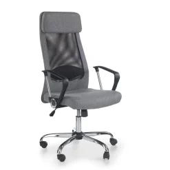 Sedia da ufficio design moderno in tessuto grigio Freemont
