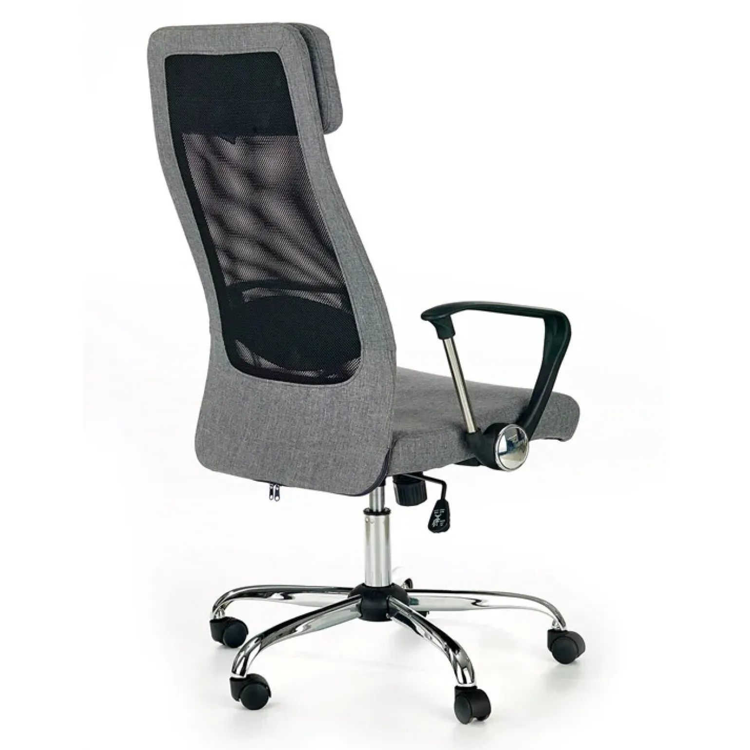 Sedia da ufficio design moderno in tessuto grigio Freemont