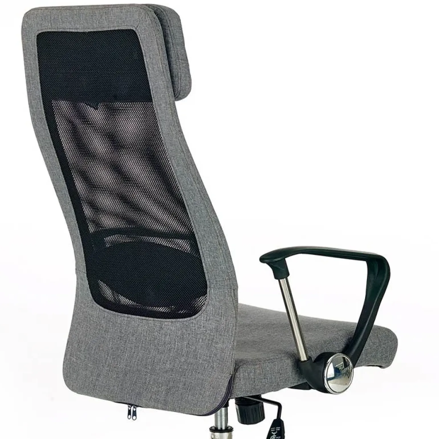 Sedia da ufficio design moderno in tessuto grigio Freemont