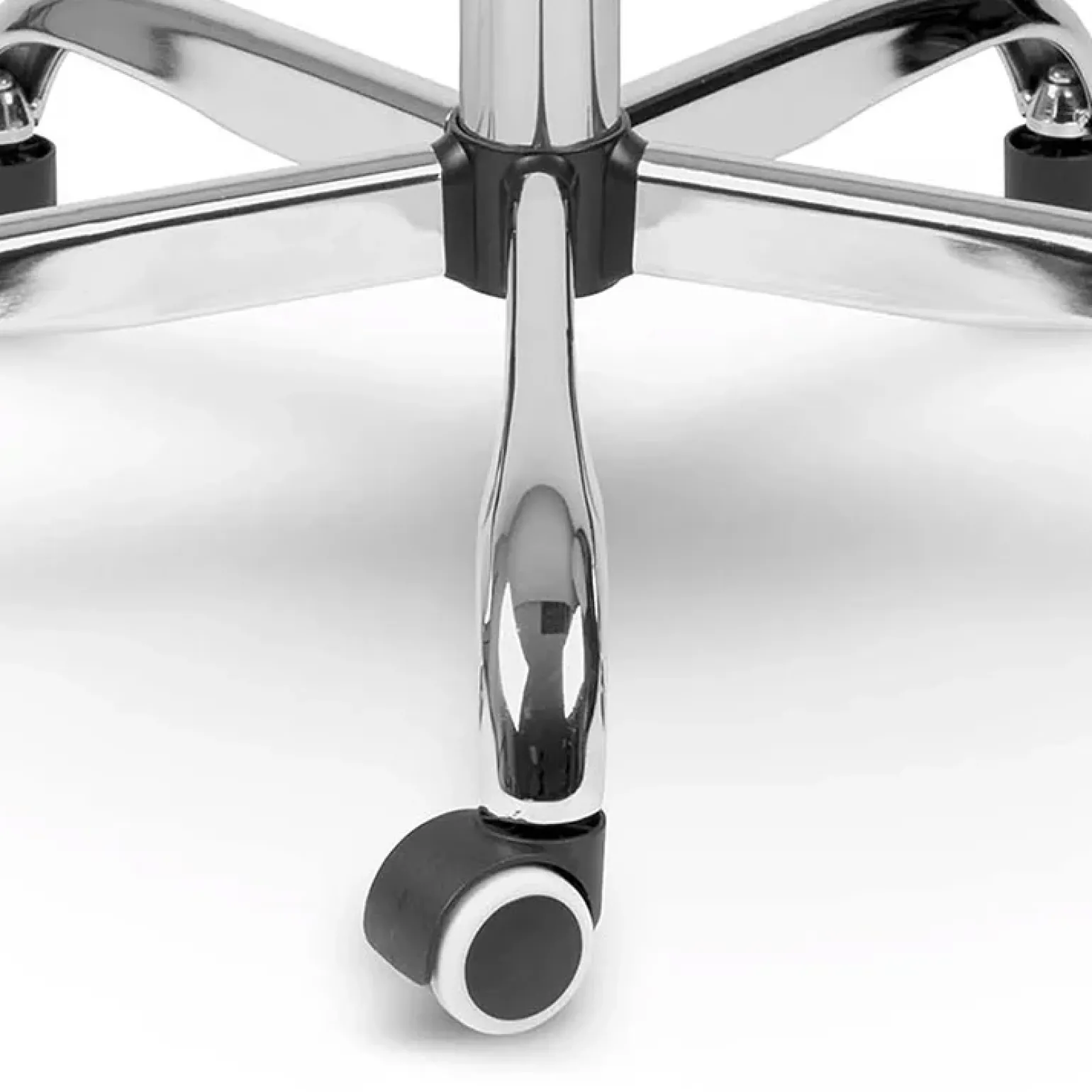 Sedia da ufficio design moderno con ruote nera Workisy