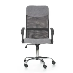 Sedia da ufficio regolabile in tessuto nero grigio Tweedy