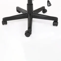 Sedia gaming con ruote regolabile in tessuto rosso nero Vicario