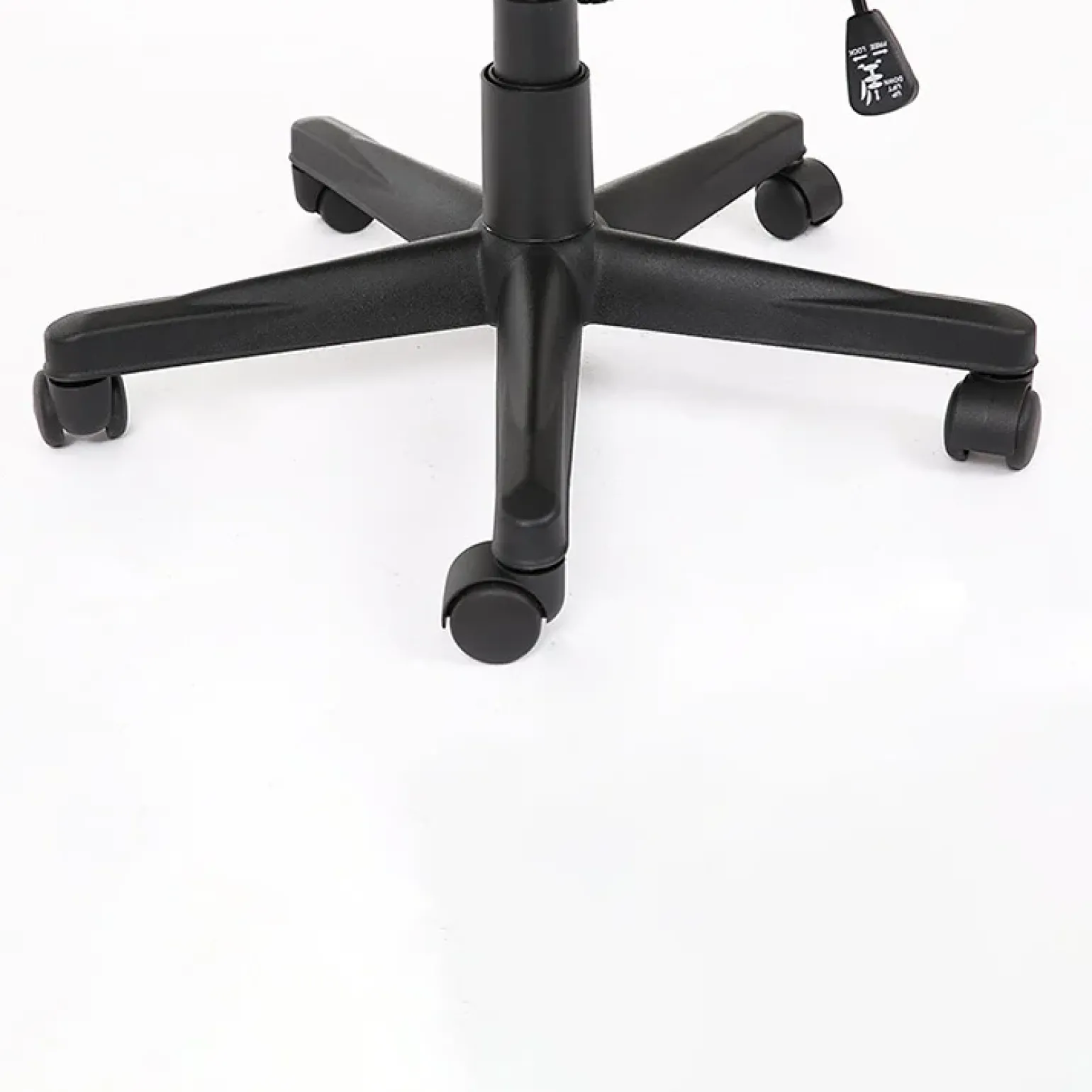 Sedia gaming con ruote regolabile in tessuto rosso nero Vicario