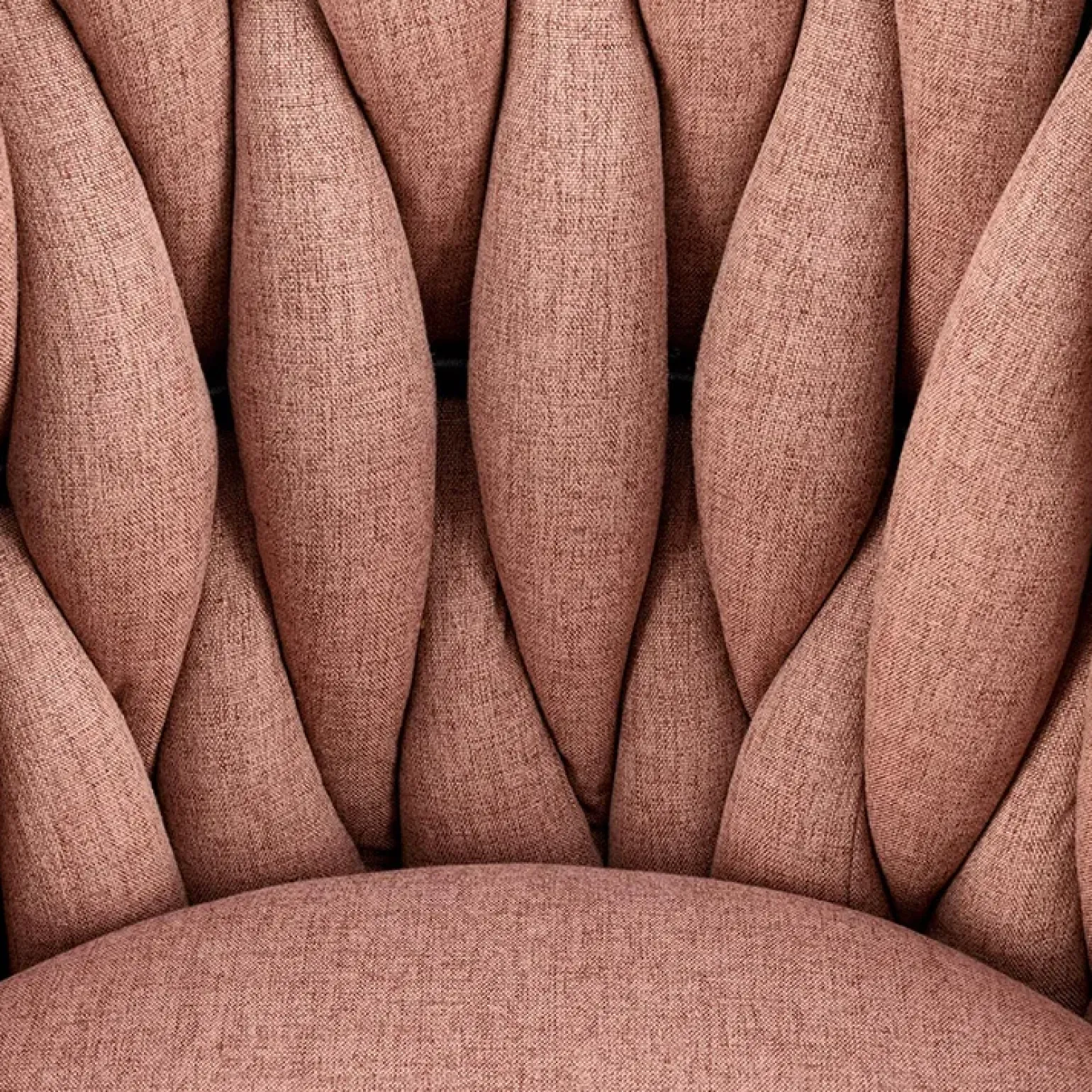 Sedia moderna con ruote regolabile in tessuto rosa nero Monie