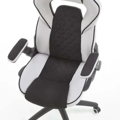 Sedia nero grigio gaming da ufficio Dodge Gihome®