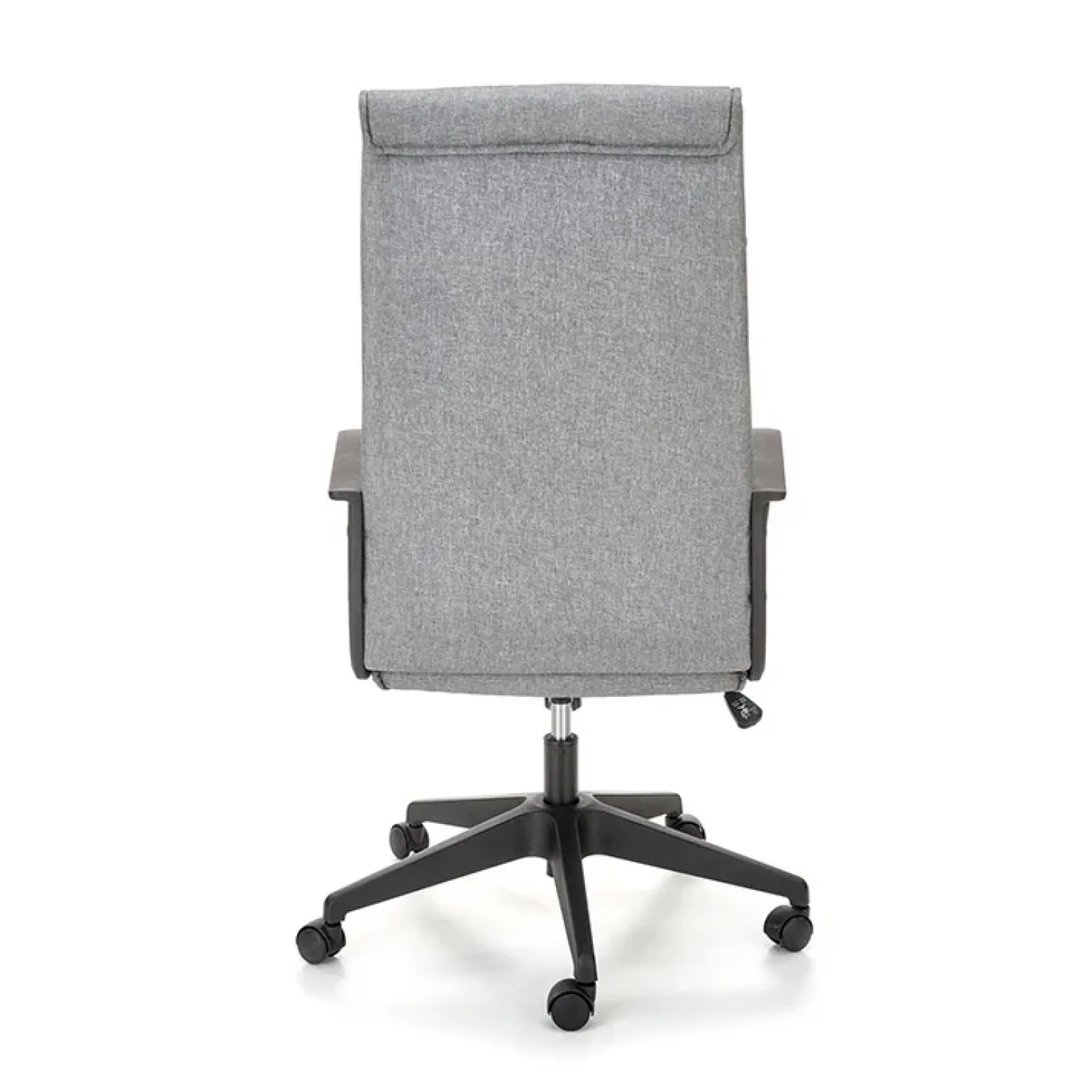 Sedia ufficio con ruote in tessuto grigio Caietana