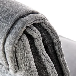 Sedia ufficio con ruote in tessuto grigio Caietana