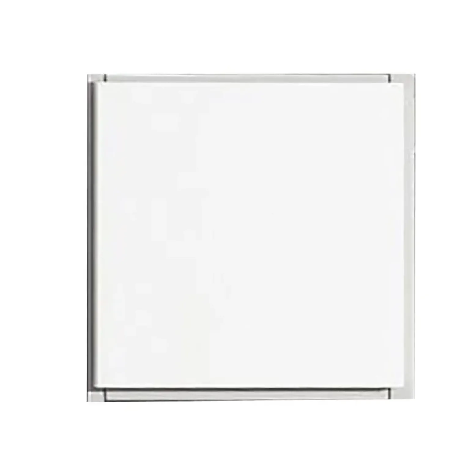 Set 2 antine 41x41cm bianco frassinato per libreria e parete attrezzata Kubic