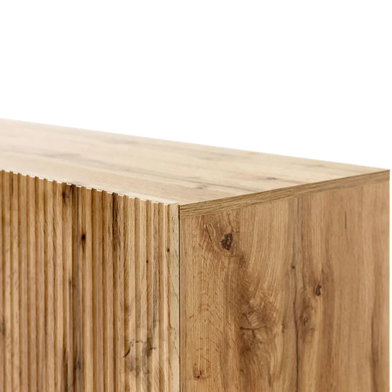 Set 2 comodini 45x52h cm moderni cannettato quercia Essence