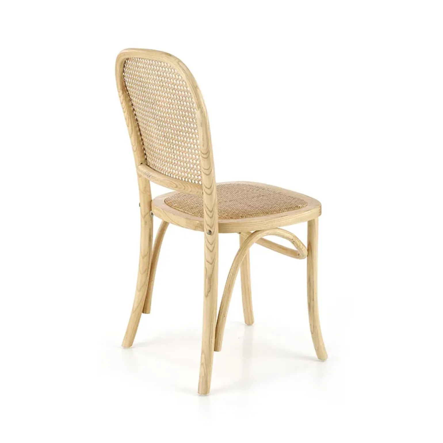 Set 2 sedie da pranzo in rattan naturale Ivory