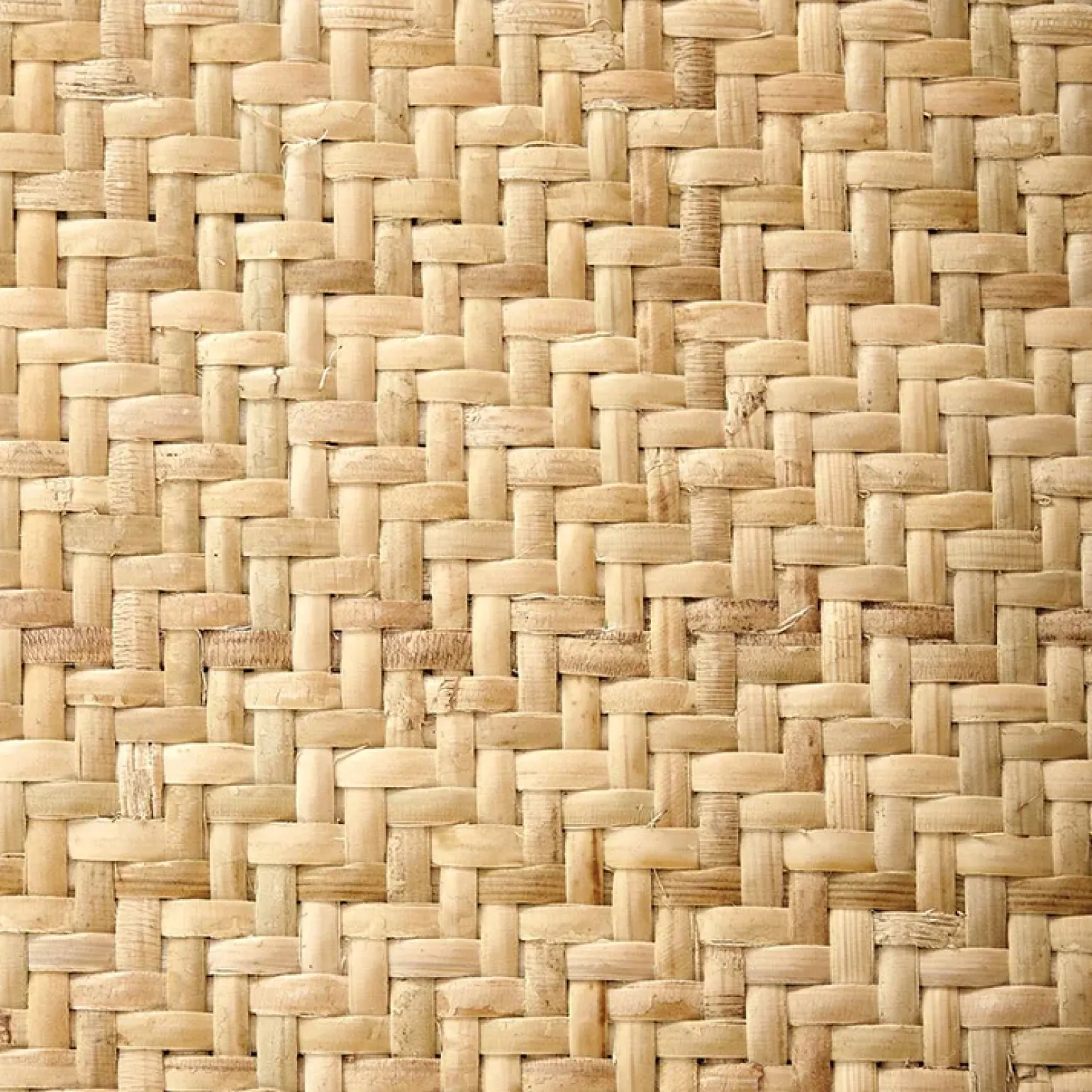 Set 2 sedie da pranzo in rattan naturale Ivory