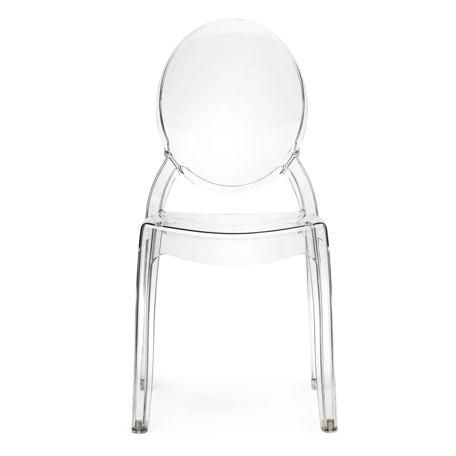 Set 6 sedie policarbonato trasparente impilabili Elisabeth Gihome®