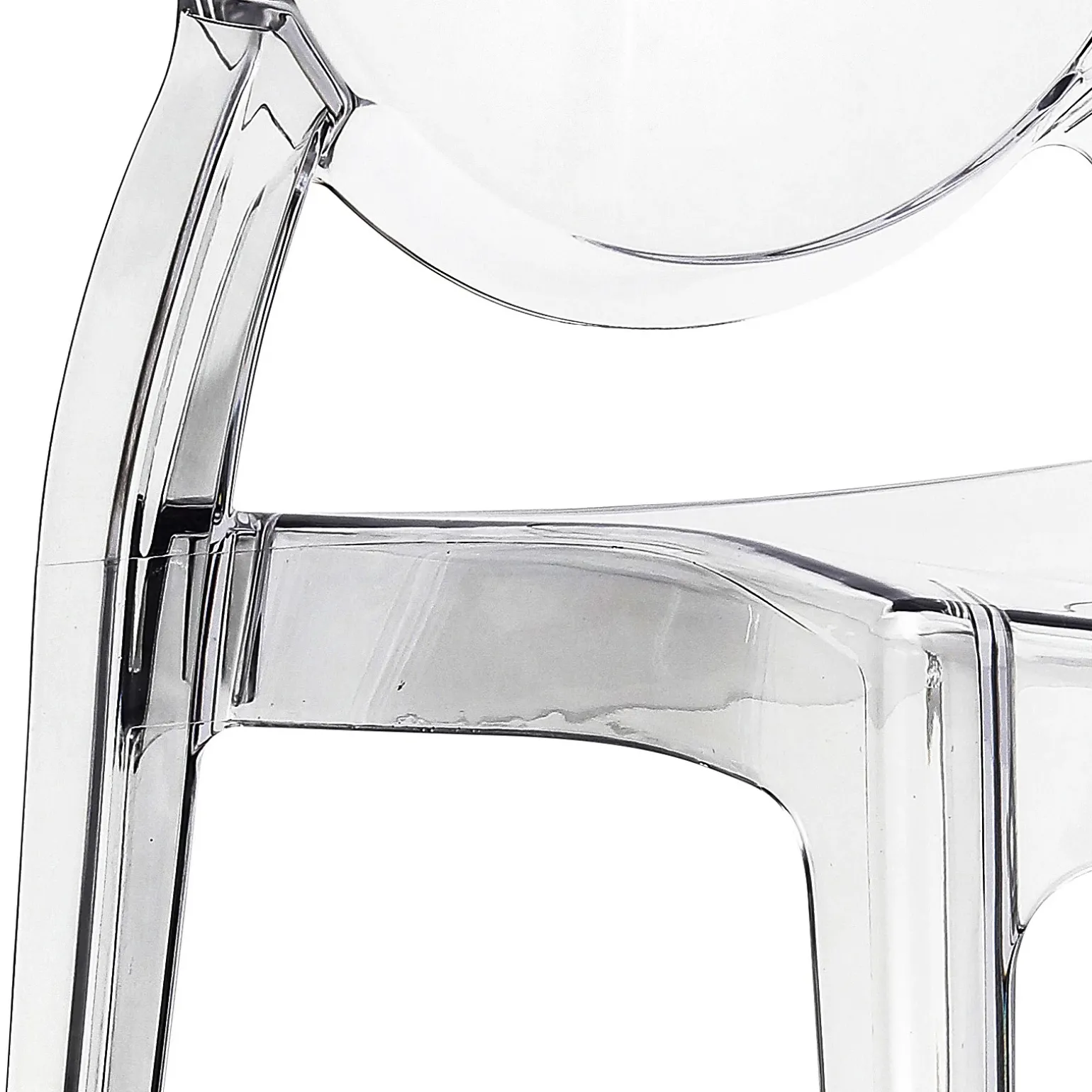 Set 6 sedie policarbonato trasparente impilabili Elisabeth Gihome®