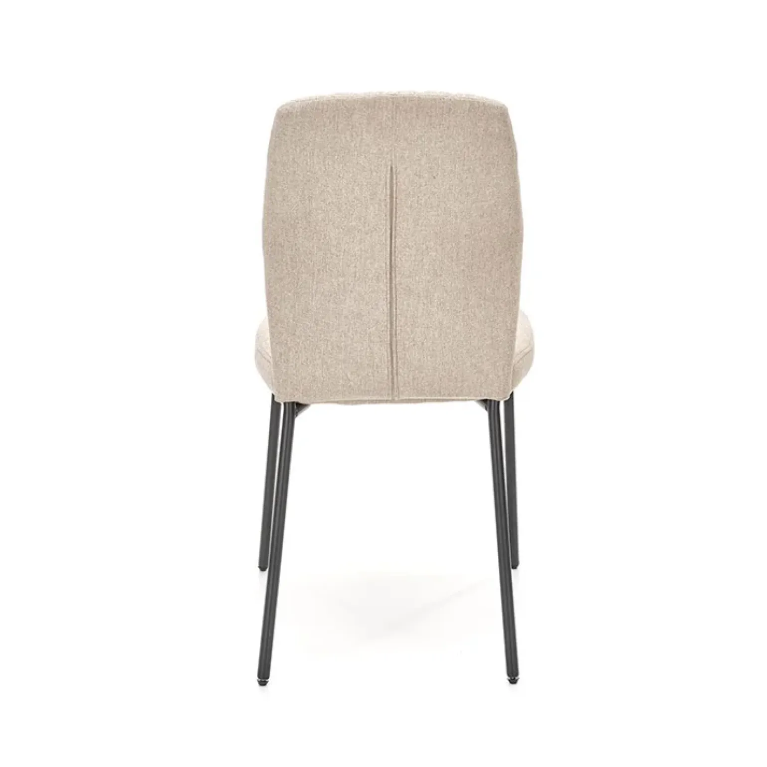 Set 4 sedie sala moderne in tessuto beige Corvo