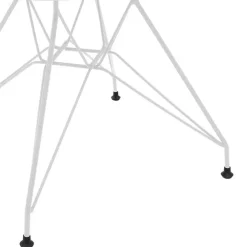 Set 4 sedie soggiorno moderne industrial metallo bianco Next