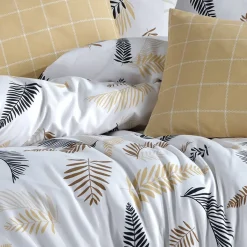 Set copripiumino singolo e federa 140x200cm beige Ingrid