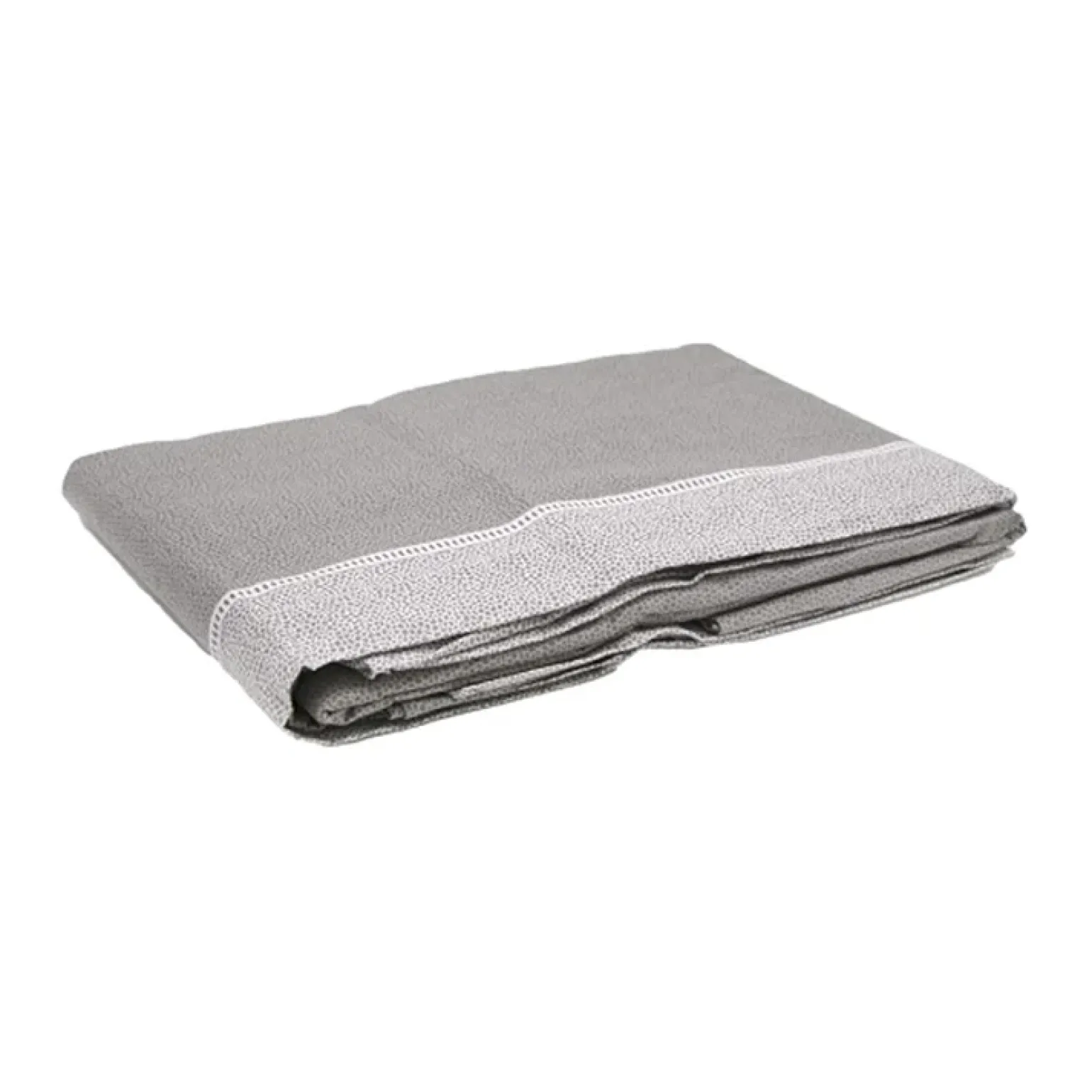 Set lenzuola letto alla francese in cotone grigio Freedom