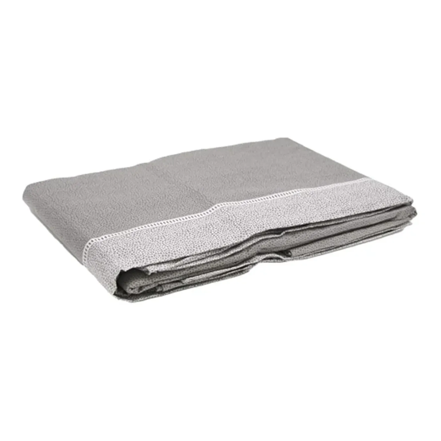 Set lenzuola letto una piazza e mezza in cotone grigio Freedom