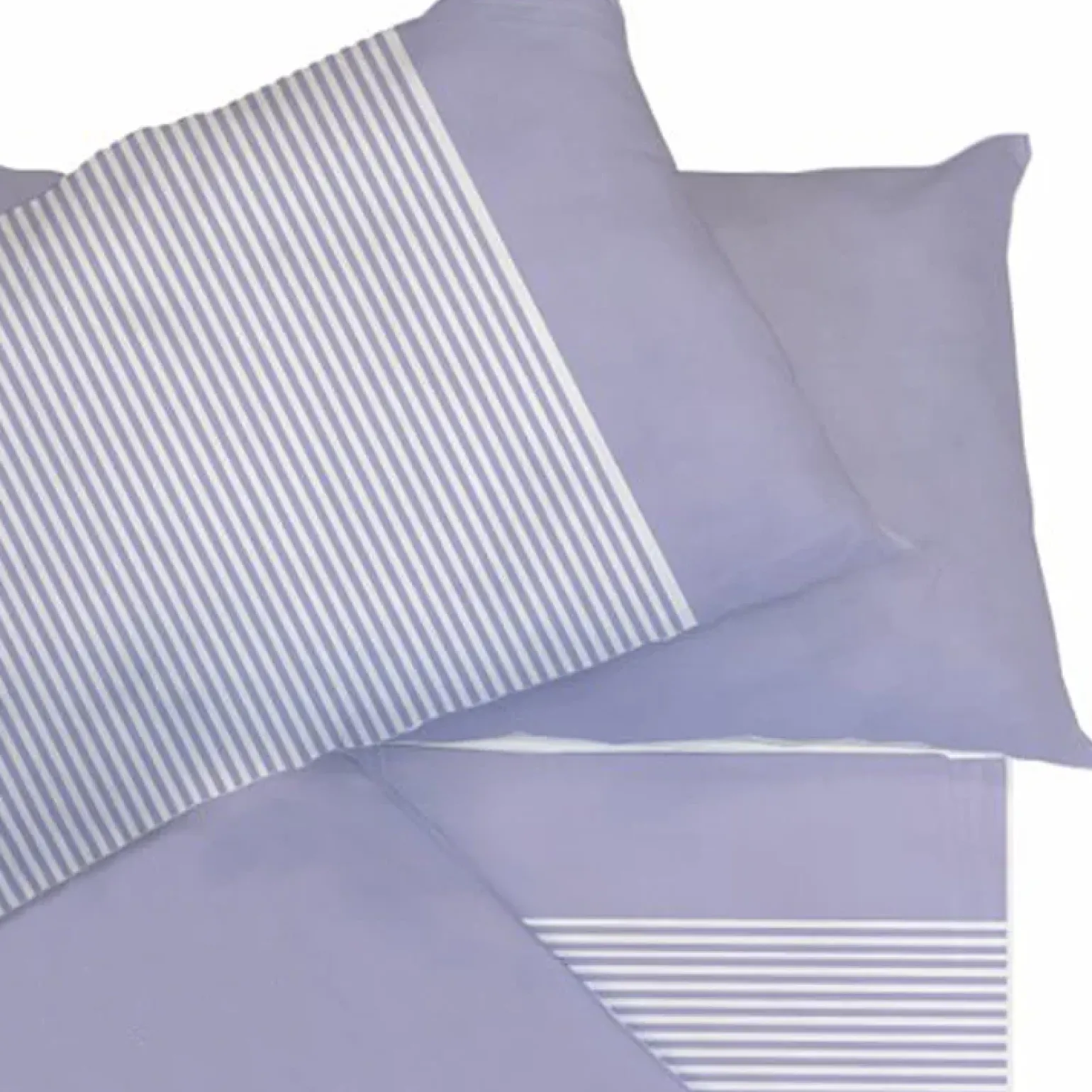 Set lenzuola matrimoniali con 4 federe in cotone lilla Strudel