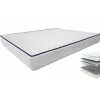 Set materasso 140x200cm alla francese con rete a doghe Elisir Gihome®