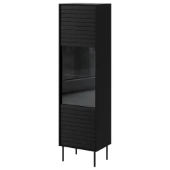 Set mobili soggiorno completo moderno nero Wild