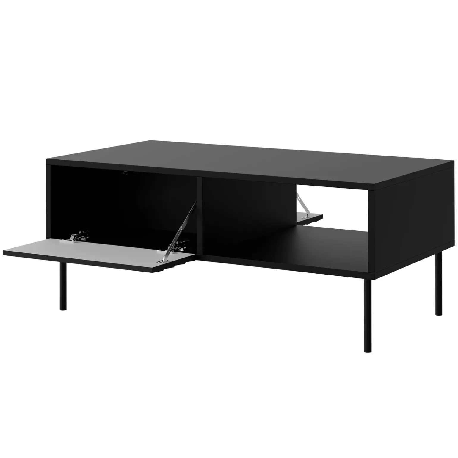Set mobili soggiorno completo moderno nero Wild