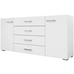 Set mobili soggiorno completo design moderno bianco Pastello