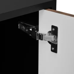 Set mobili soggiorno completo moderno noce nero Wild 2