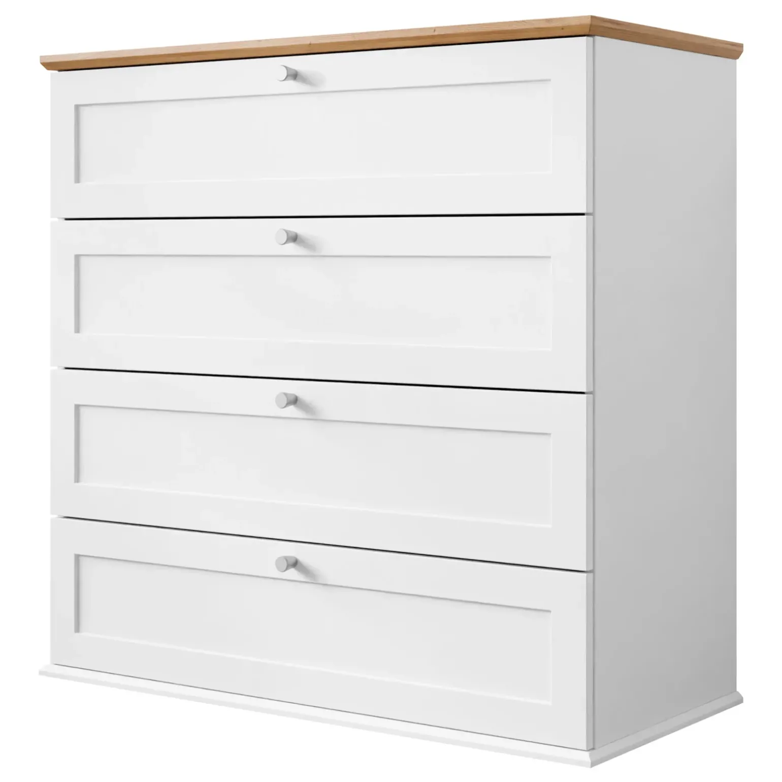 Set mobili soggiorno completo moderno bianco rovere Relaxio