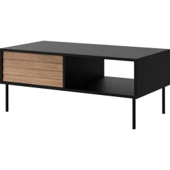 Set mobili soggiorno completo moderno noce nero Wild