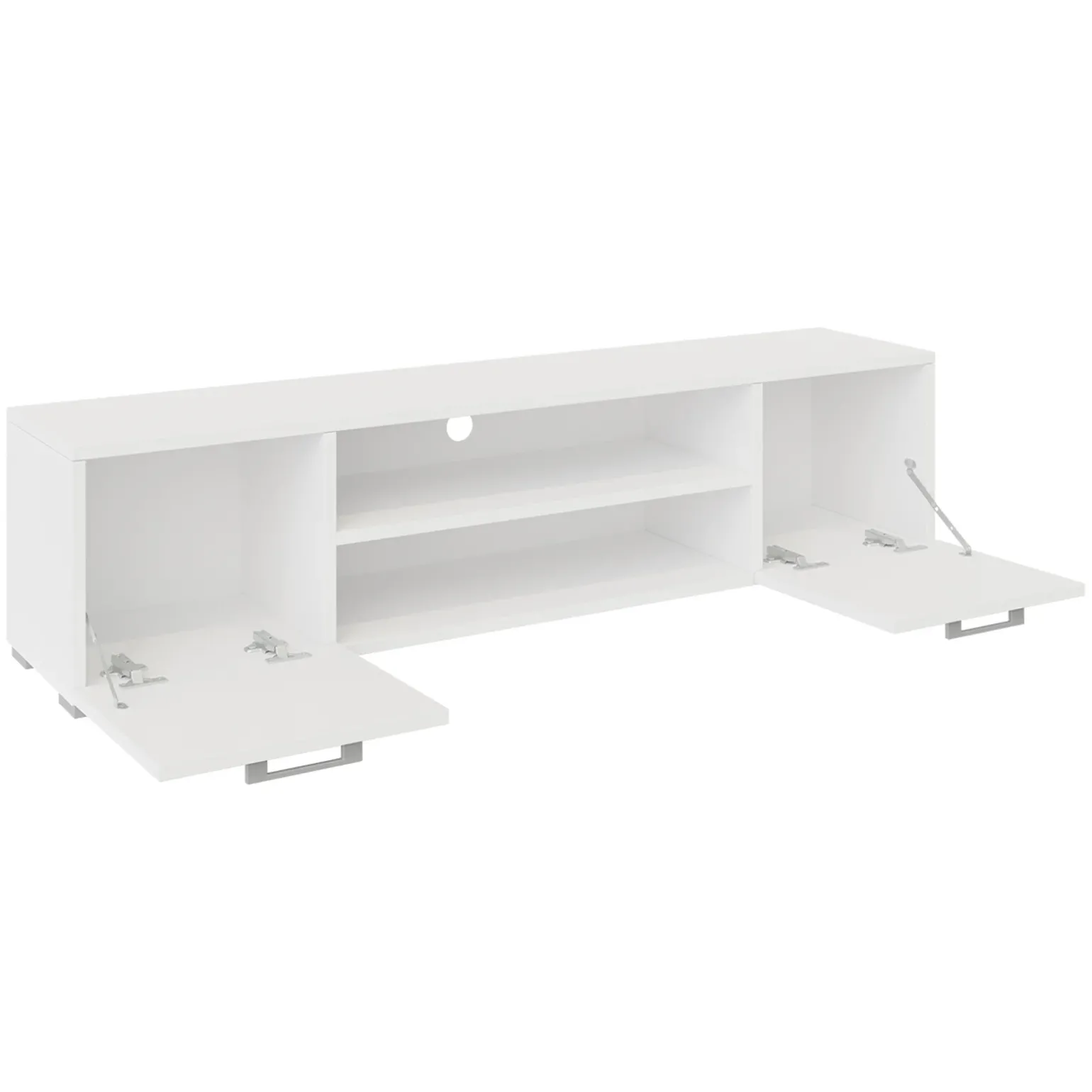 Set mobili soggiorno completo design moderno bianco Pastello 2