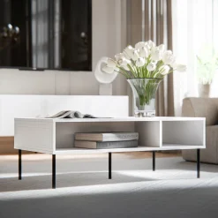 Set mobili soggiorno completo bianco opaco Stark 2