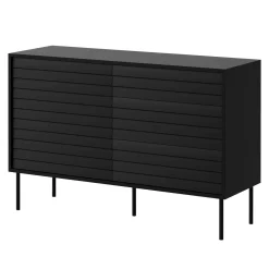 Set mobili soggiorno completo moderno nero Wild 2