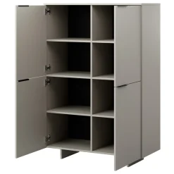 Set mobili soggiorno completo grigio Stone