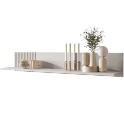 Set mobili soggiorno completo con frontali cannettati beige Ziggy 1