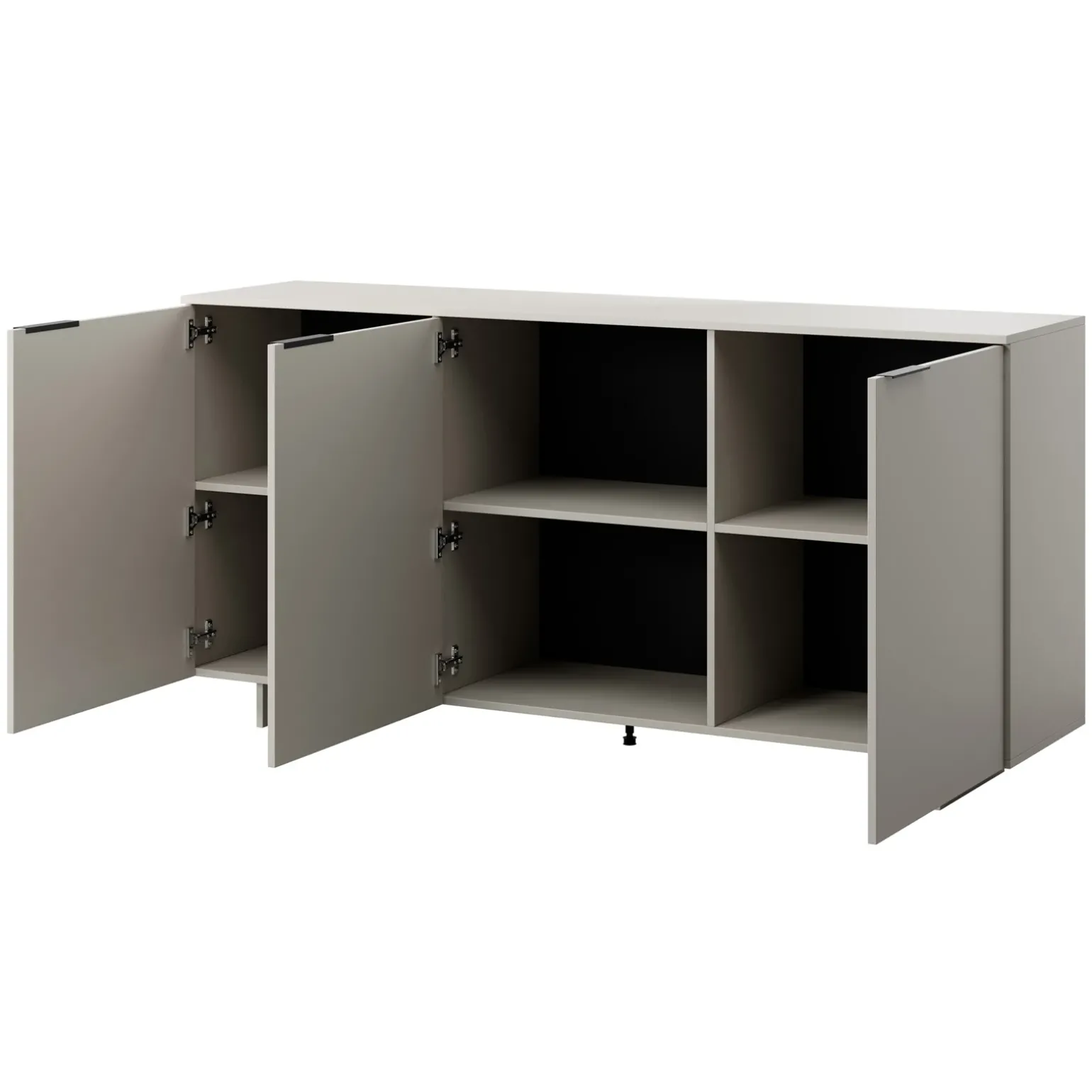 Set mobili soggiorno completo grigio Stone 2