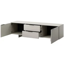 Set mobili soggiorno completo grigio Stone 2