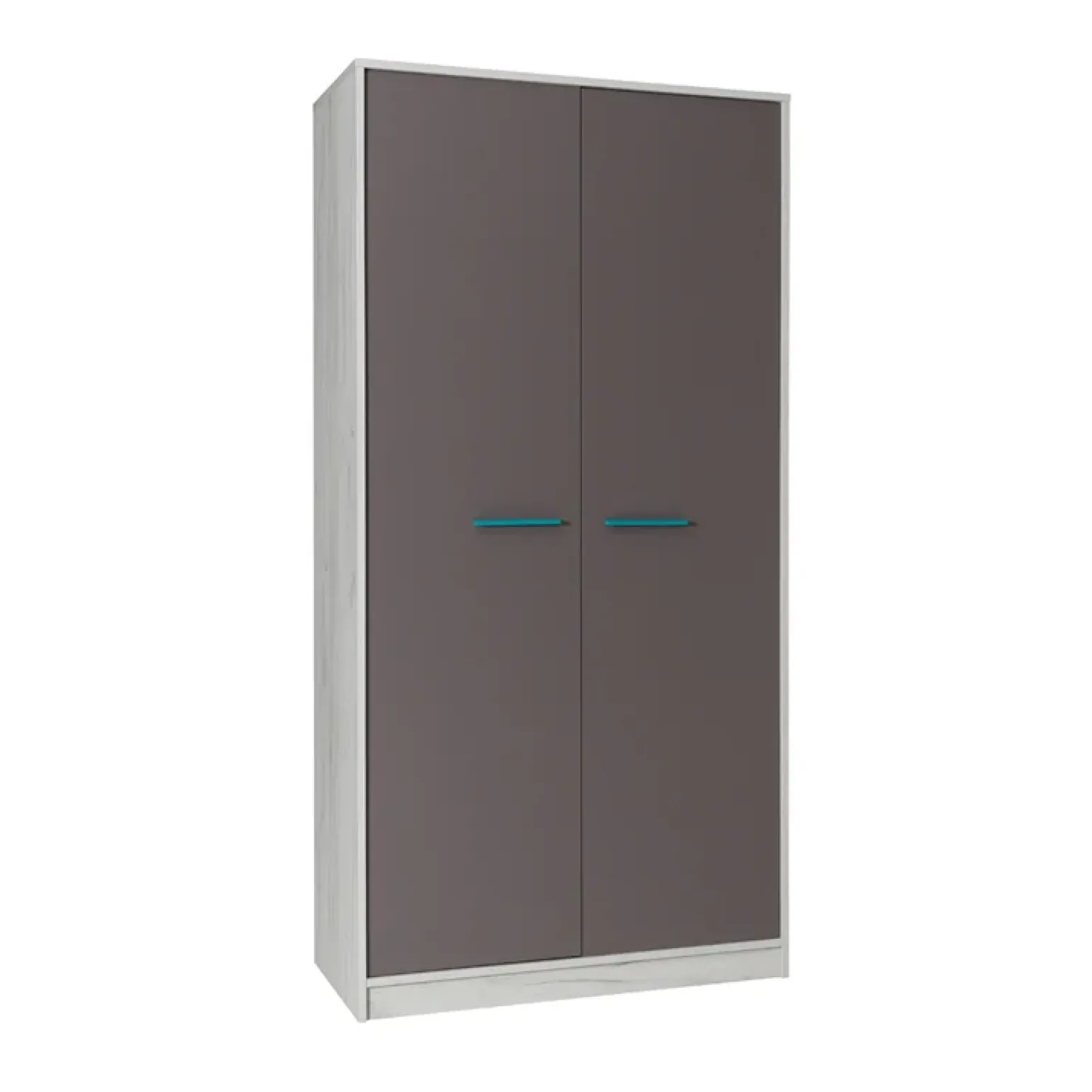 Set scrivania+armadio+colonna grigio bianco pino grigio blu Maya Gihome®