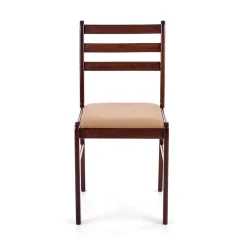 Set tavolo moderno 110x72cm + 4 sedie rovere scuro Lunelle