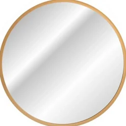 Specchio da parete retroilluminato 80x80cm dorato Goldy