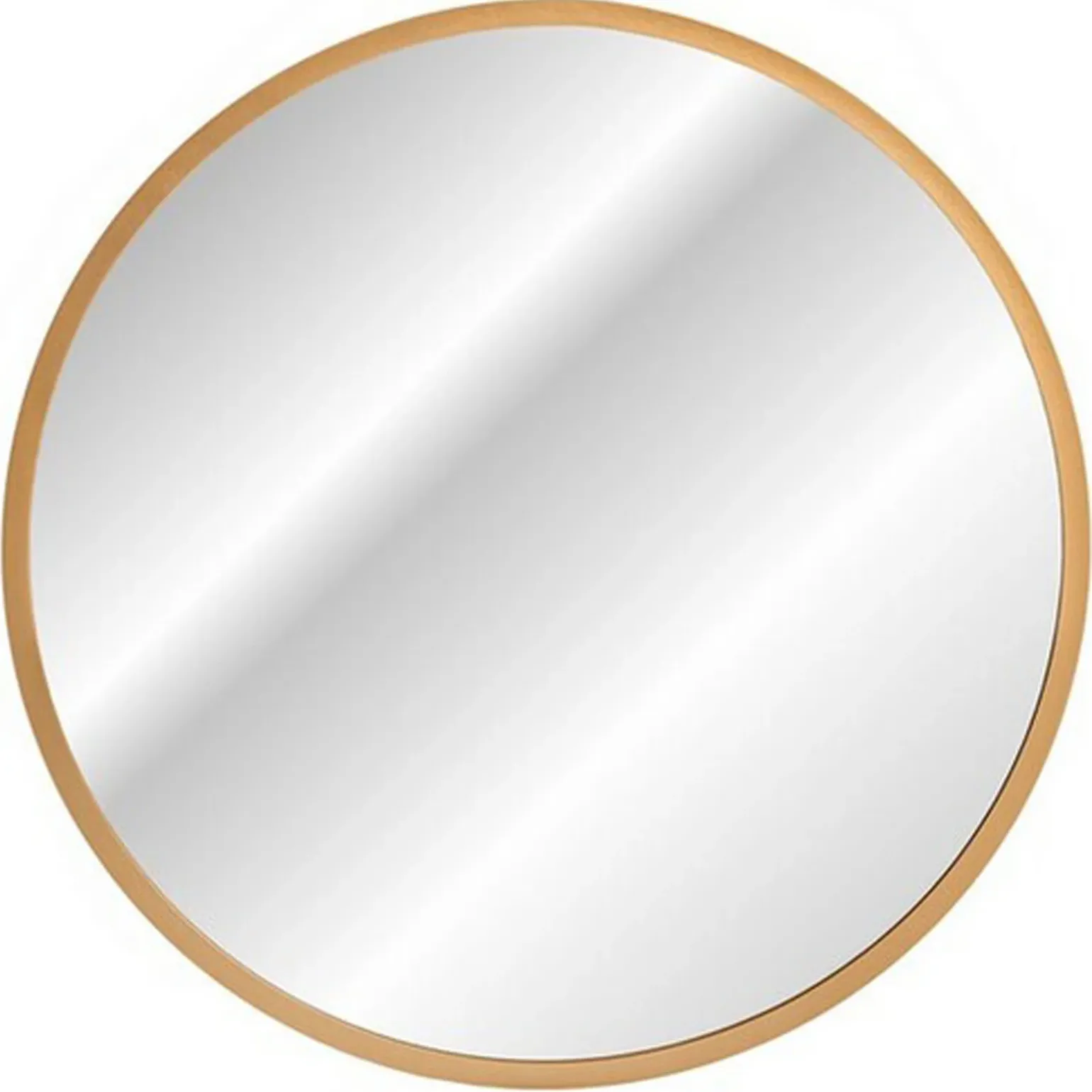 Specchio da parete retroilluminato 60x60cm dorato Goldy