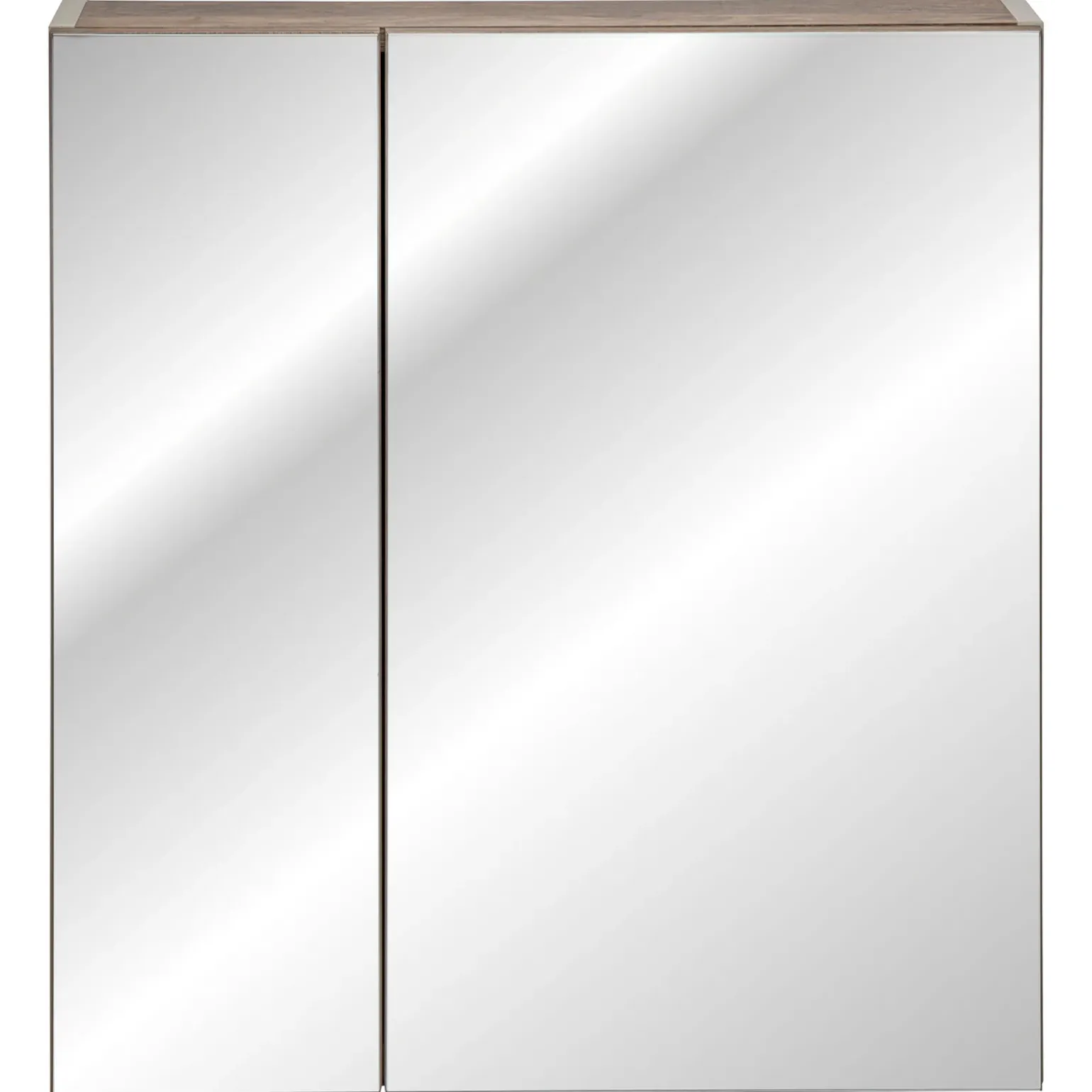 Specchio mobile contenitore 60x65cm grigio Serif