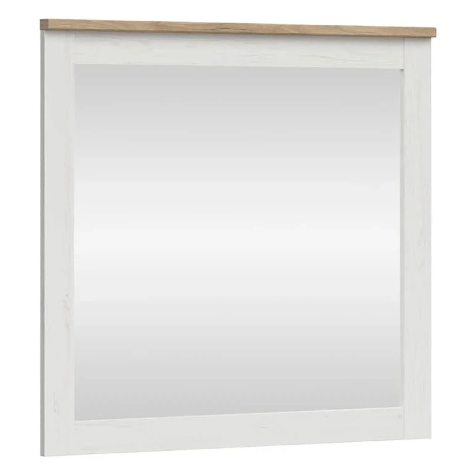 Specchio 96x91cm scandinavo bianco frassinato rovere Lars